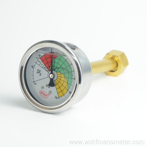 mini button pressure gauge gas analyzers
